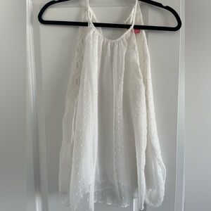 Boutique white tank top